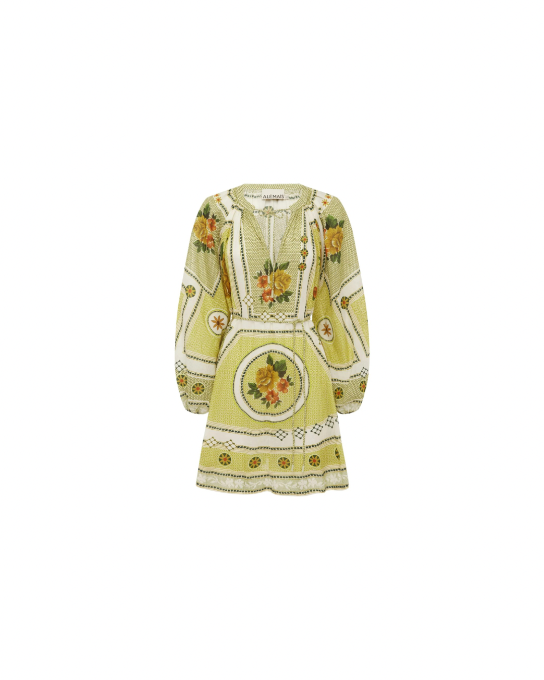 ALÉMAIS Dixie Mini Dress - Citrus