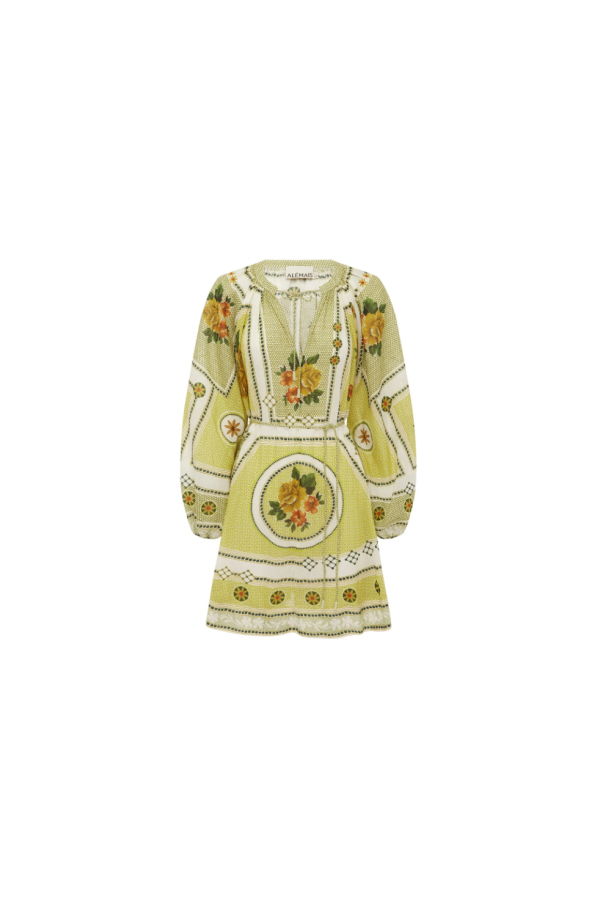 ALÉMAIS Dixie Mini Dress - Citrus