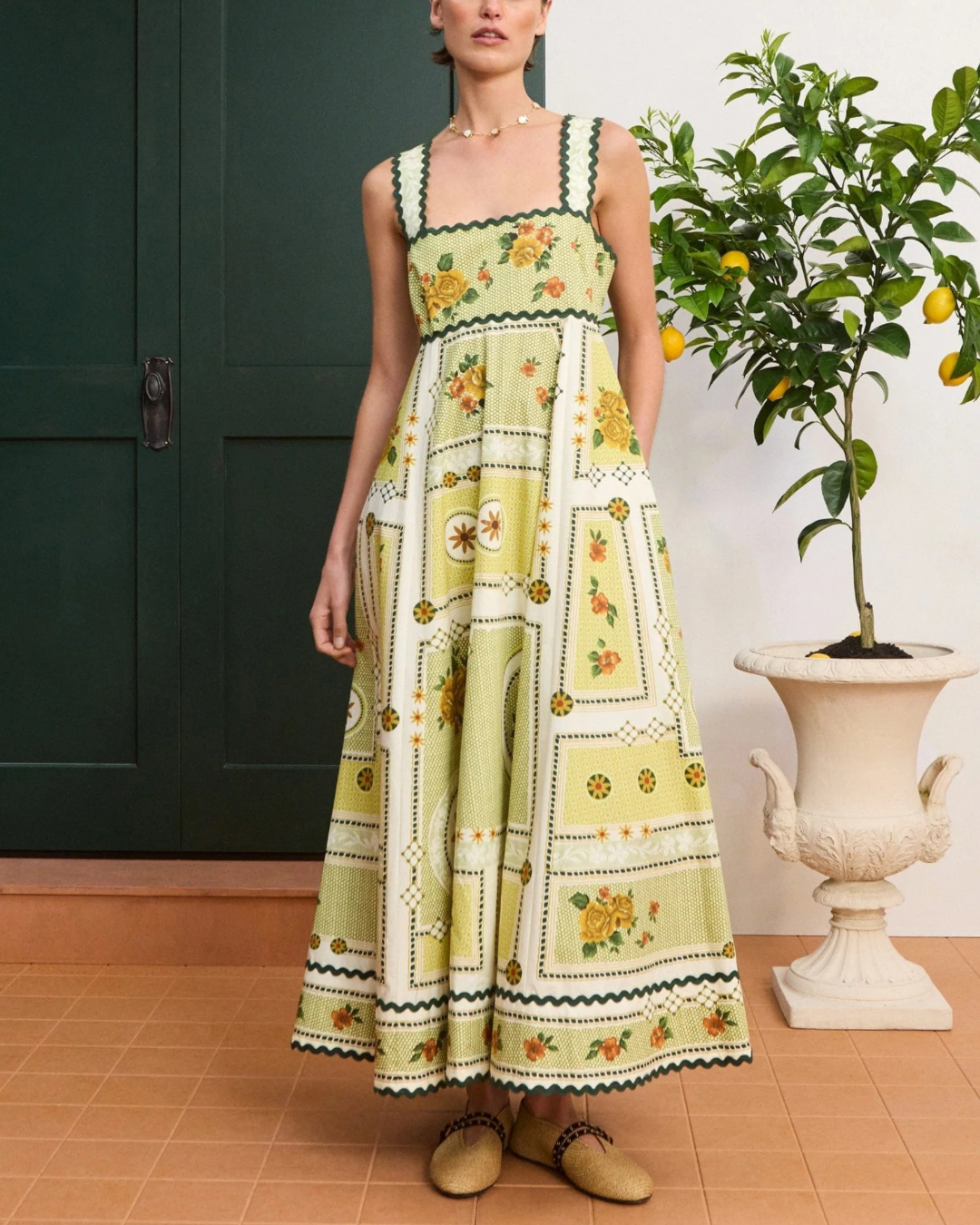ALÉMAIS Dixie Summer Dress - Citrus