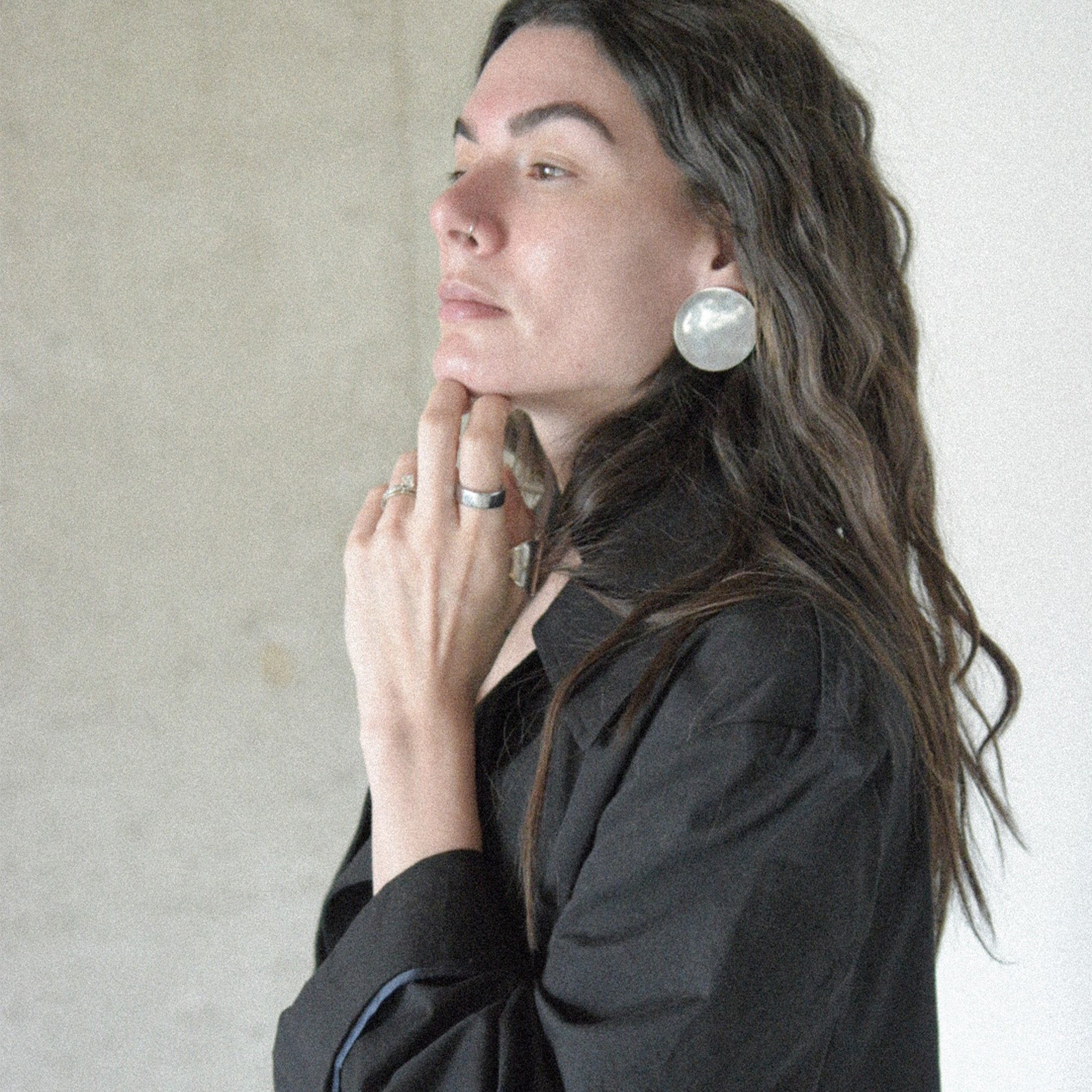 Studio Solíz Duo Sterling Silver Earrings