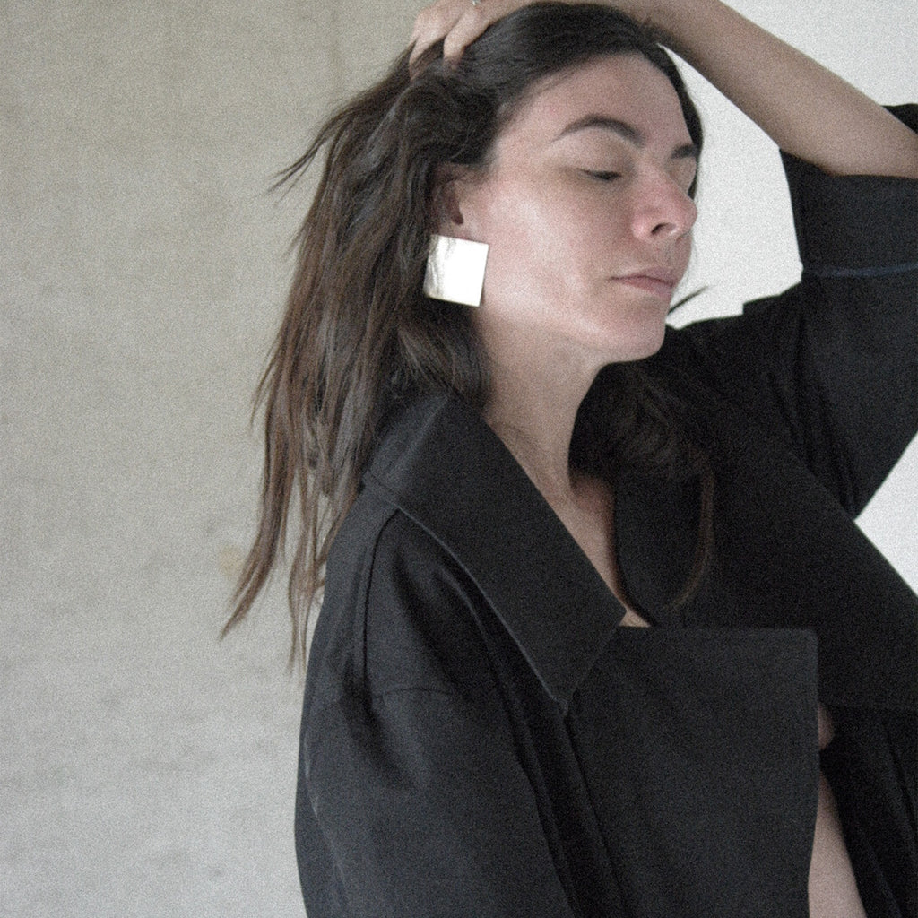 Studio Solíz Duo Sterling Silver Earrings