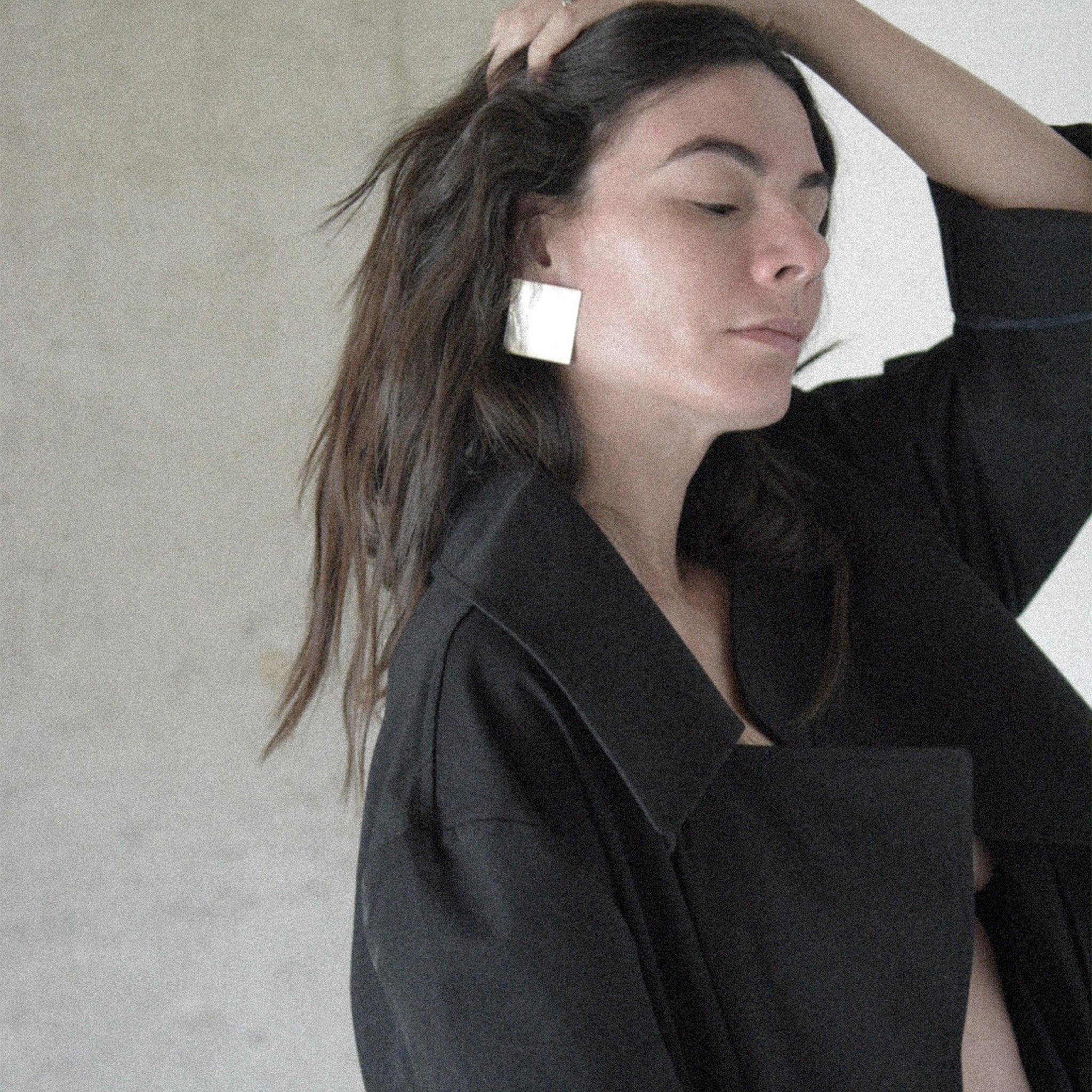 Studio Solíz Duo Sterling Silver Earrings