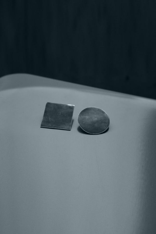 Studio Solíz Duo Sterling Silver Earrings