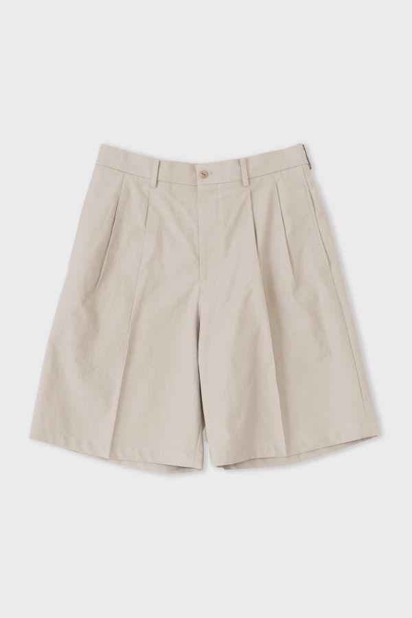 Yoko Sakamoto Double Pleated Shorts