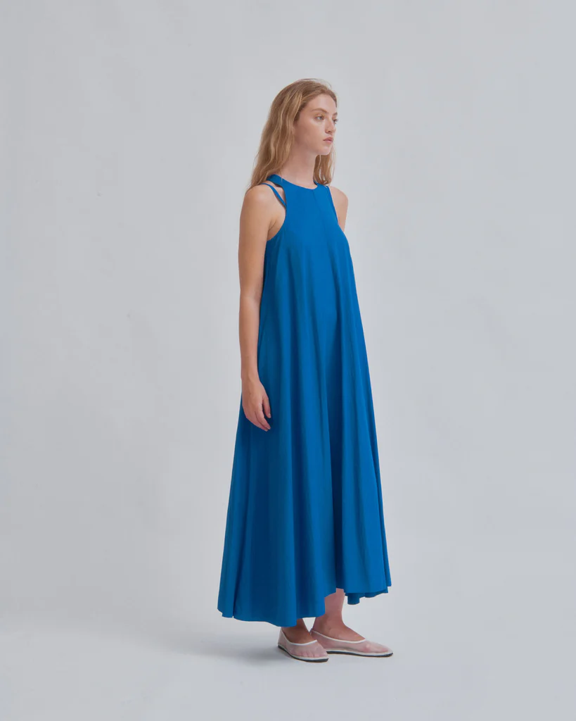 SAYAKA DAVIS NEW YORK Double Strap Dress - Cerulean