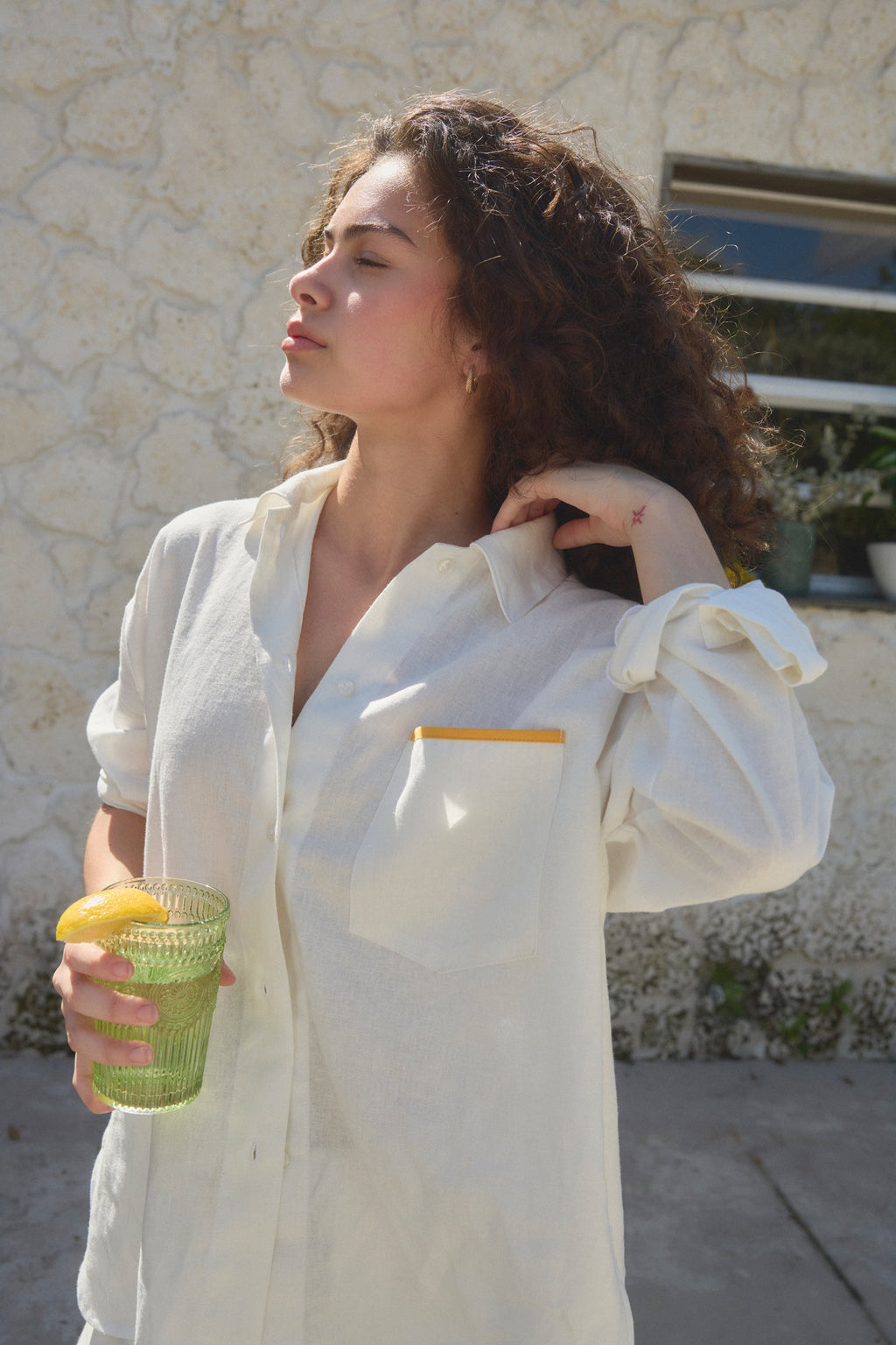 ESYA Dune Relaxed Button Down Shirt