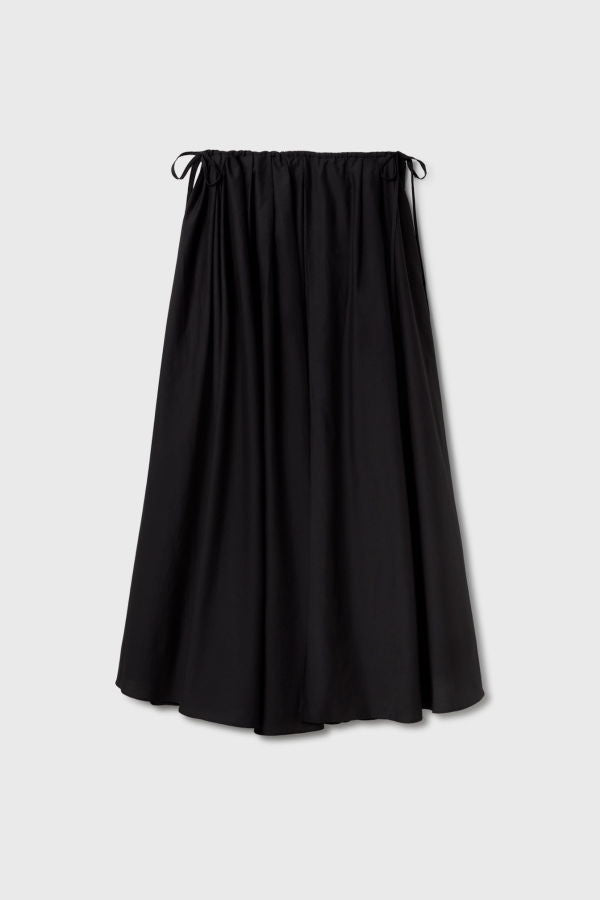 Silk Laundry Daisy Skirt - Black