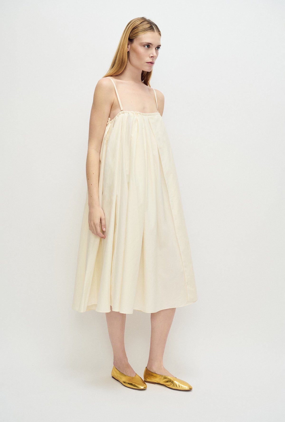 Silk Laundry Daisy Skirt - Off-White