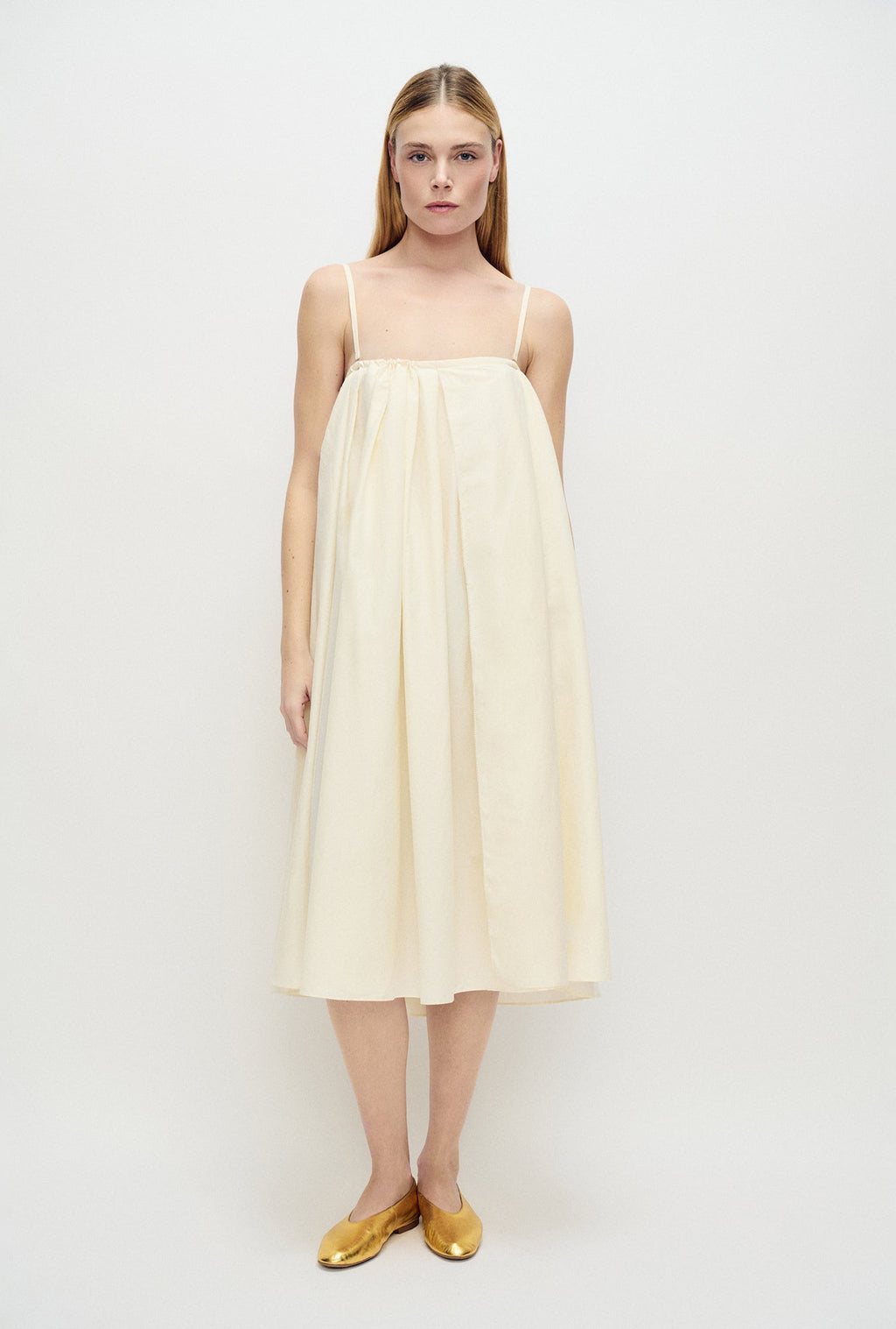 Silk Laundry Daisy Skirt - Off-White