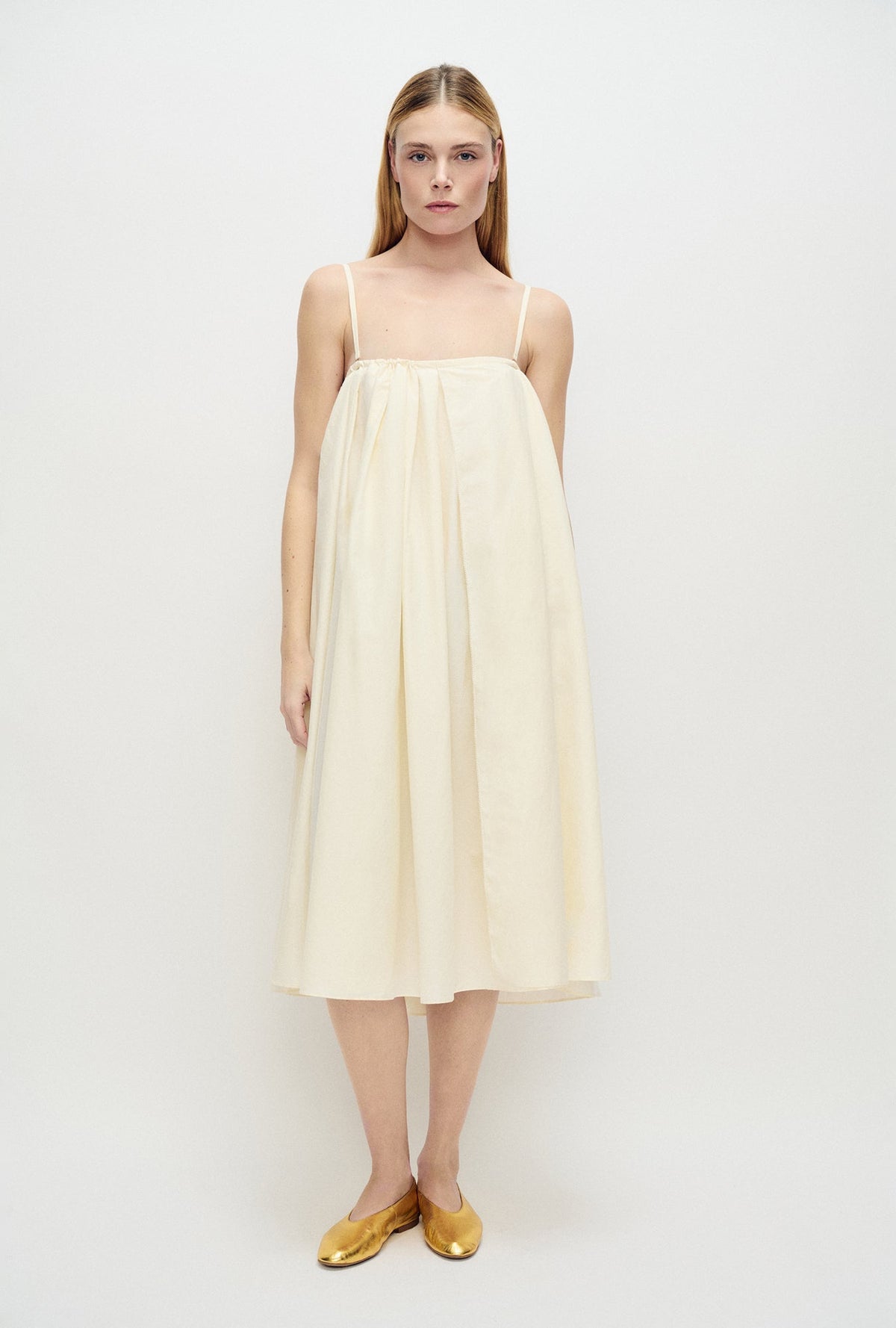 Silk Laundry Daisy Skirt - Off-White
