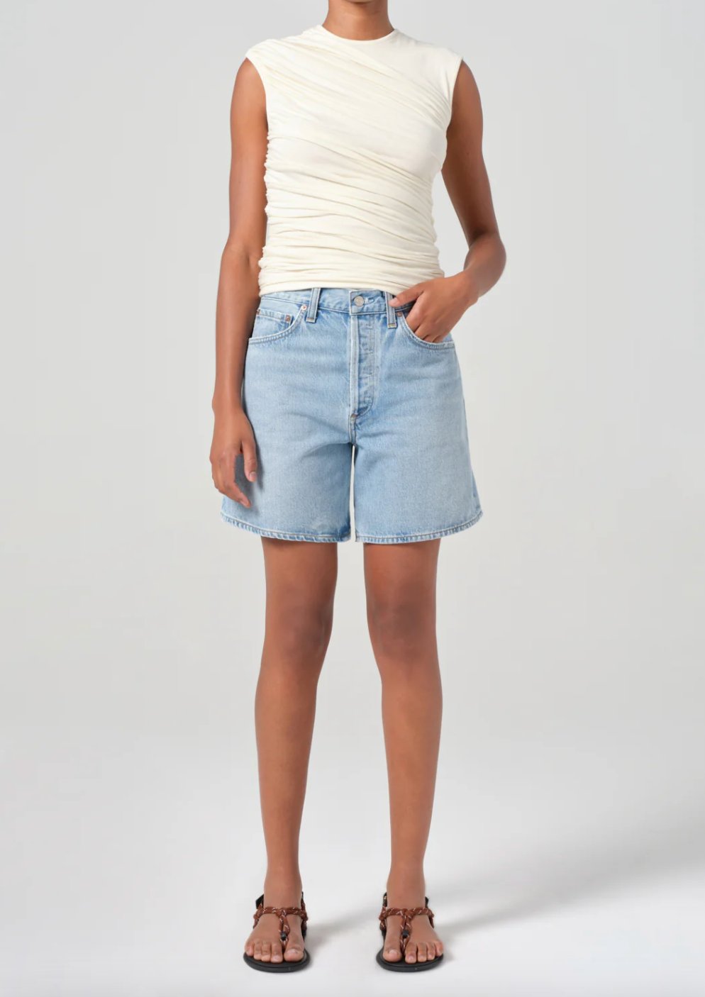 AGOLDE Dame Short