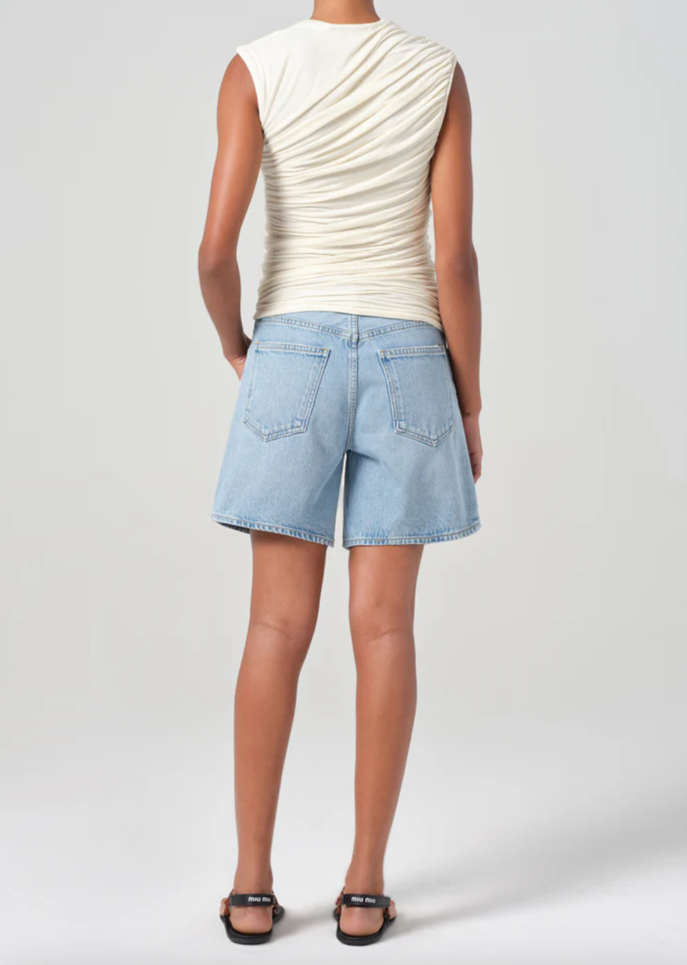 AGOLDE Dame Short