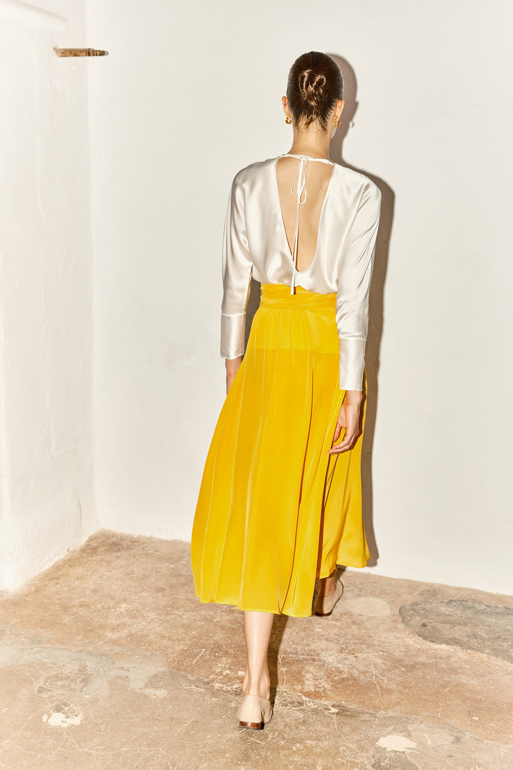Datura Alma Skirt - Citric Orange
