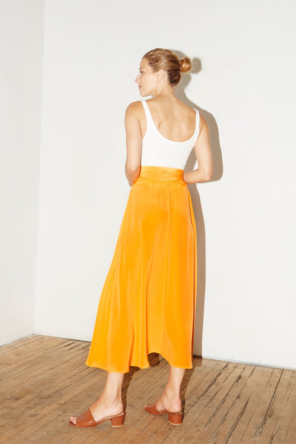 Datura Alma Skirt - Citric Orange