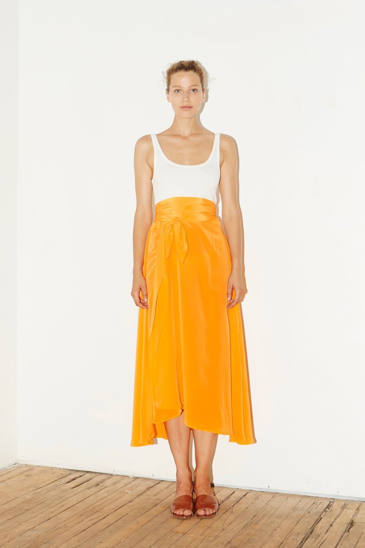 Datura Alma Skirt - Citric Orange