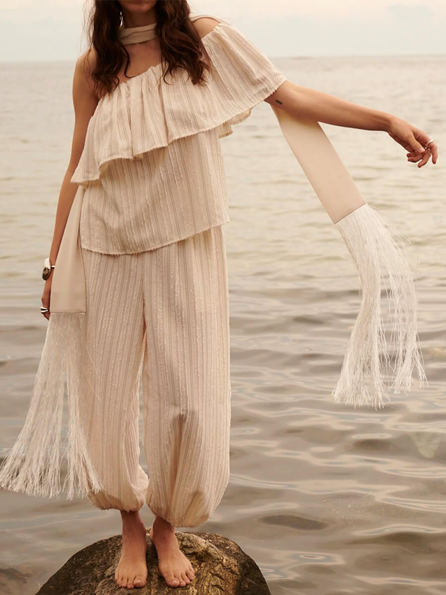 Day Birger et Mikkelsen Harsha Raw Stripes Trousers