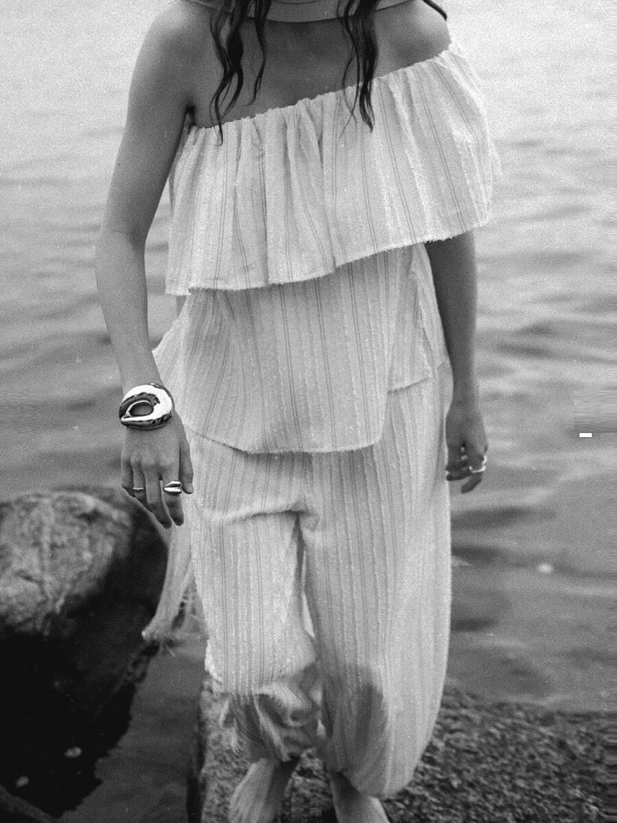 Day Birger et Mikkelsen Harsha Raw Stripes Trousers