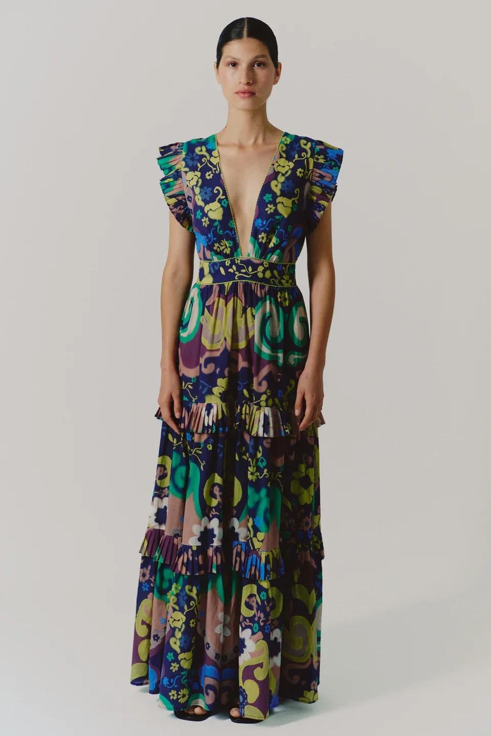 DeLoreta Cora Dress - Papalote Print