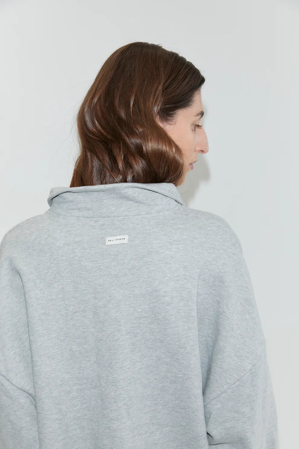 Deiji Studios Jersey Jumper Sweater - Grey Marle