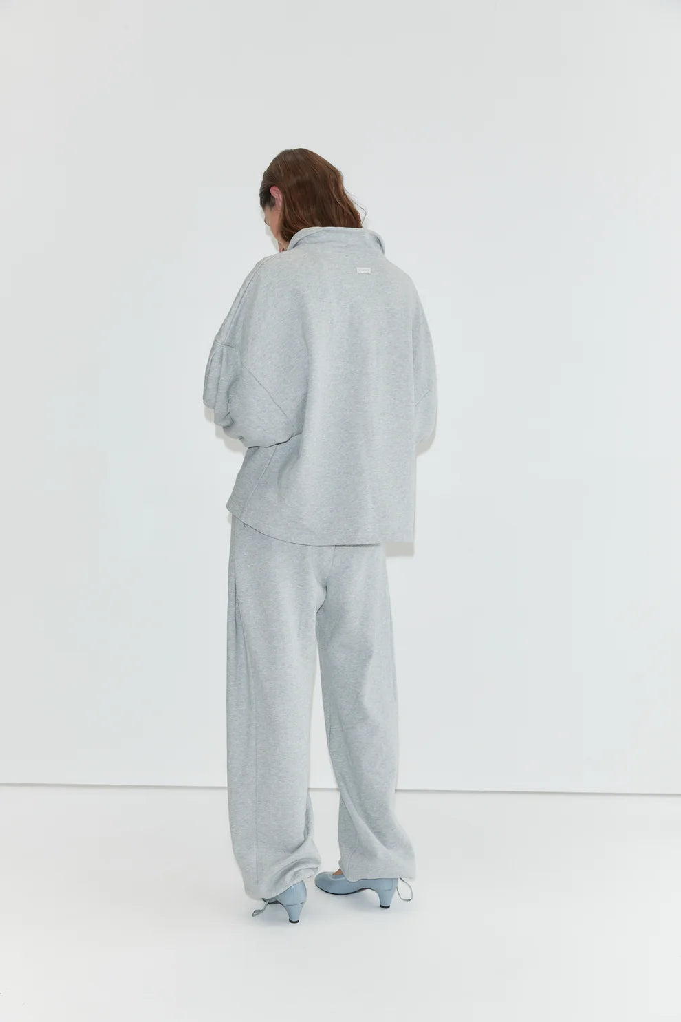 Deiji Studios Jersey Jumper Sweater - Grey Marle