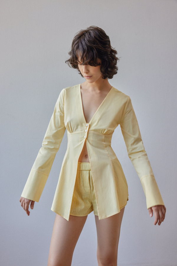 OhSevenDays Demi Blouse - Yellow