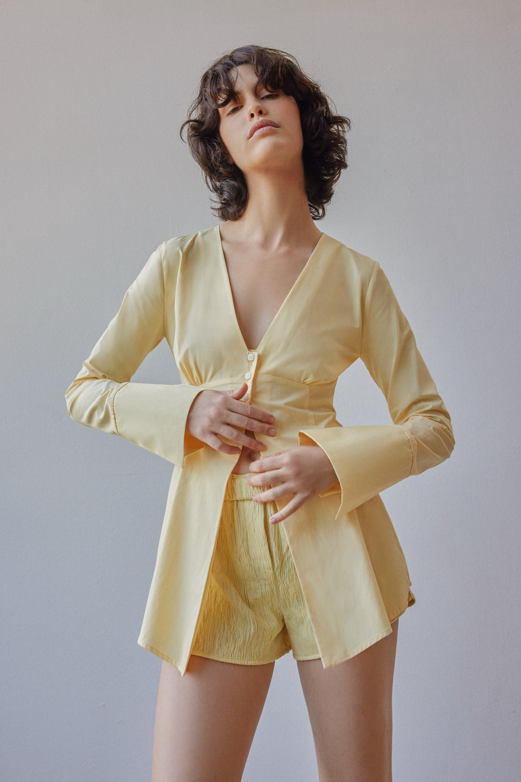 OhSevenDays Demi Blouse - Yellow