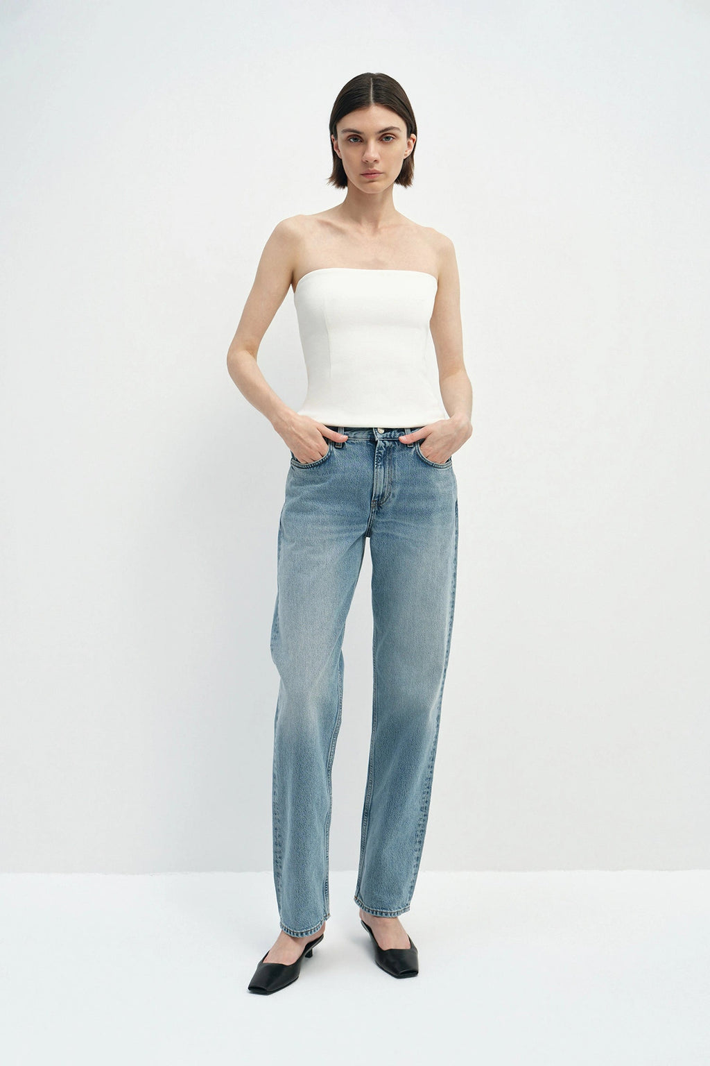 Sophie Rue Demi Top - Egret