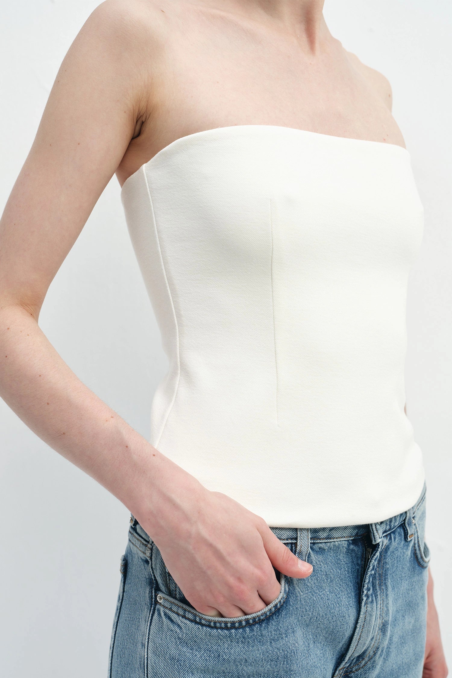 Sophie Rue Demi Top - Egret