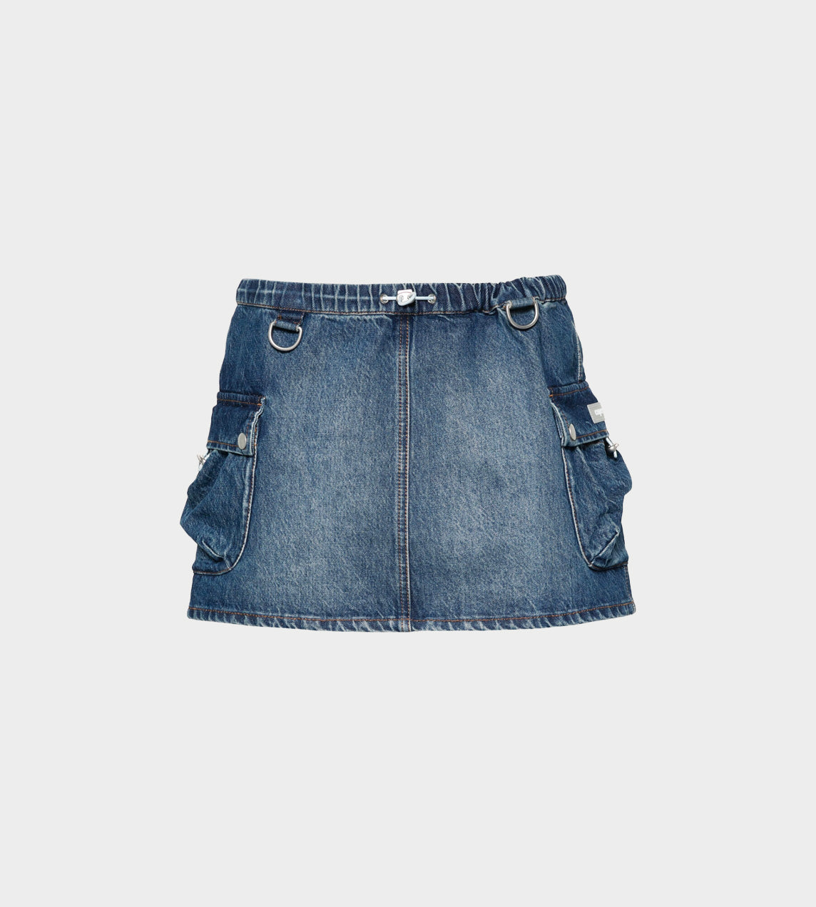 Coperni Denim Cargo Skirt - Blue Navy