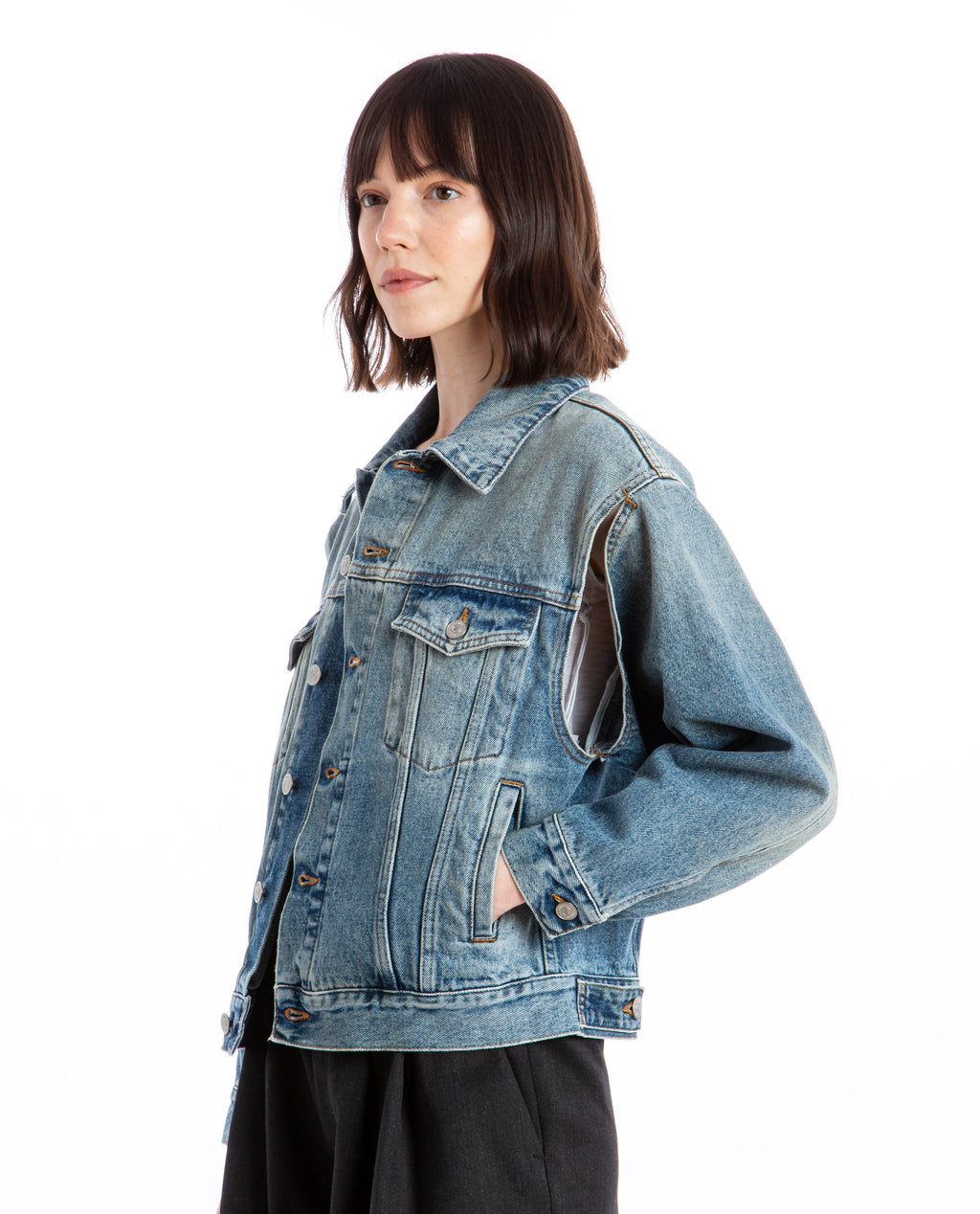 Maison Margiela Denim Sports Jacket - Medium Blue