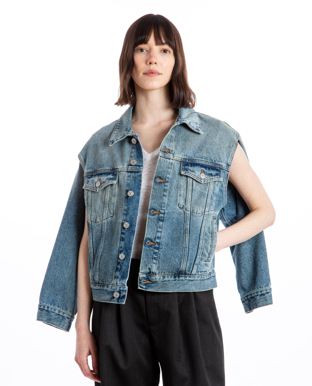 Maison Margiela Denim Sports Jacket - Medium Blue