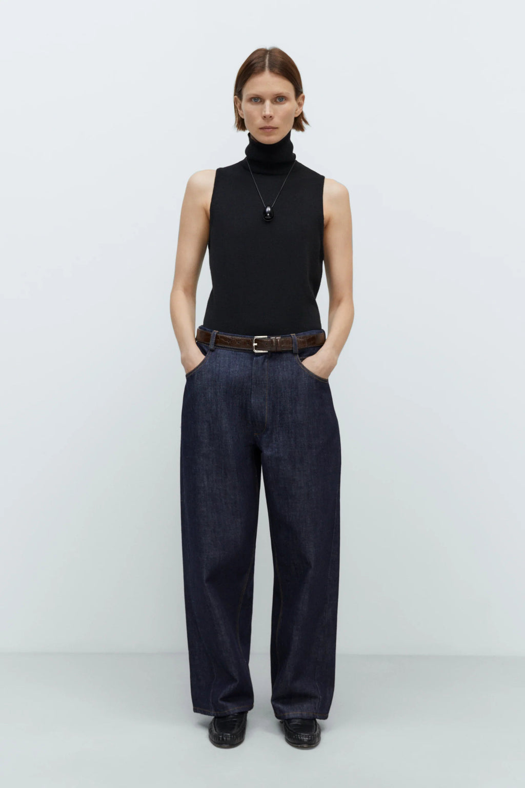 Cordera Denim Straight Pants