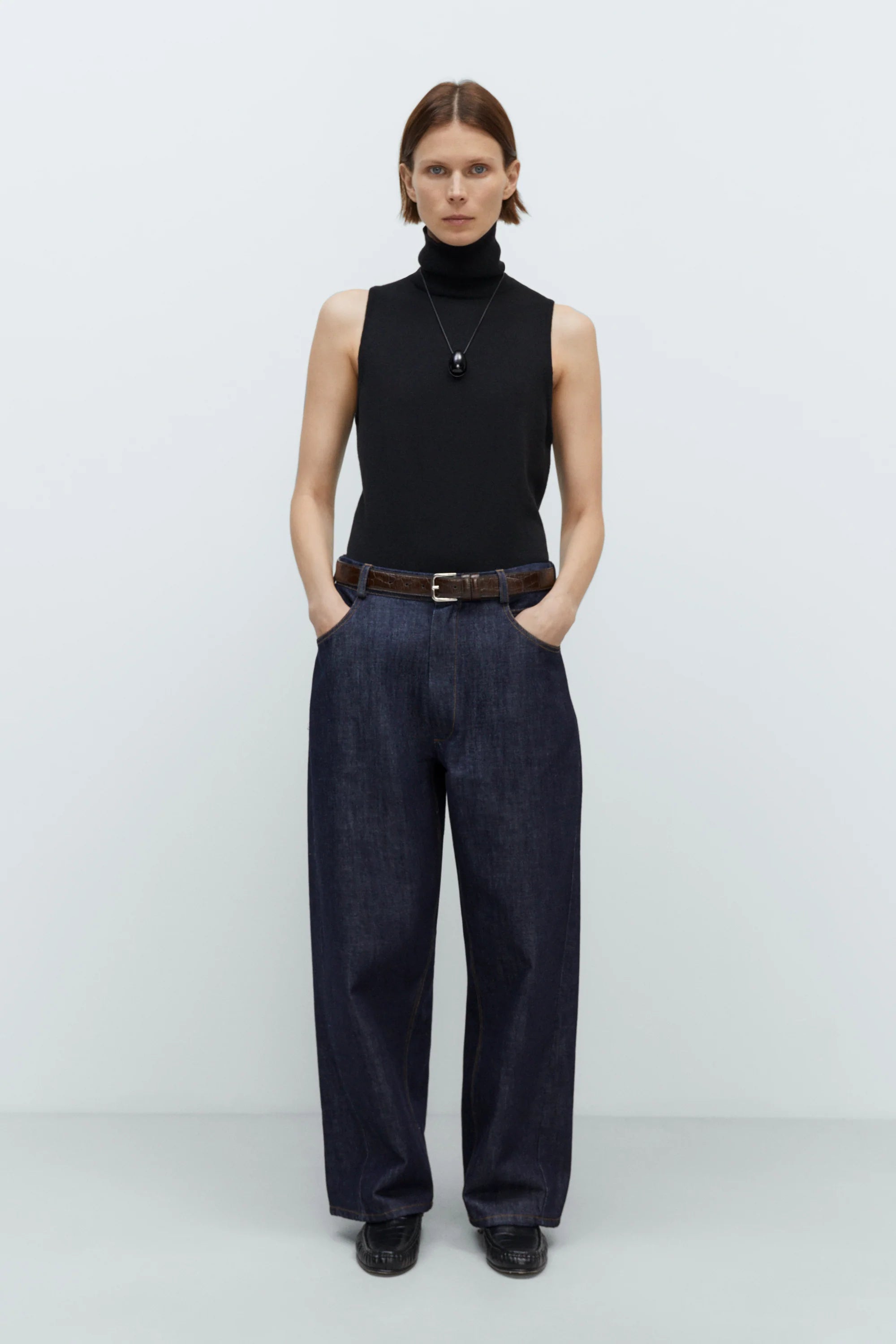Cordera Denim Straight Pants