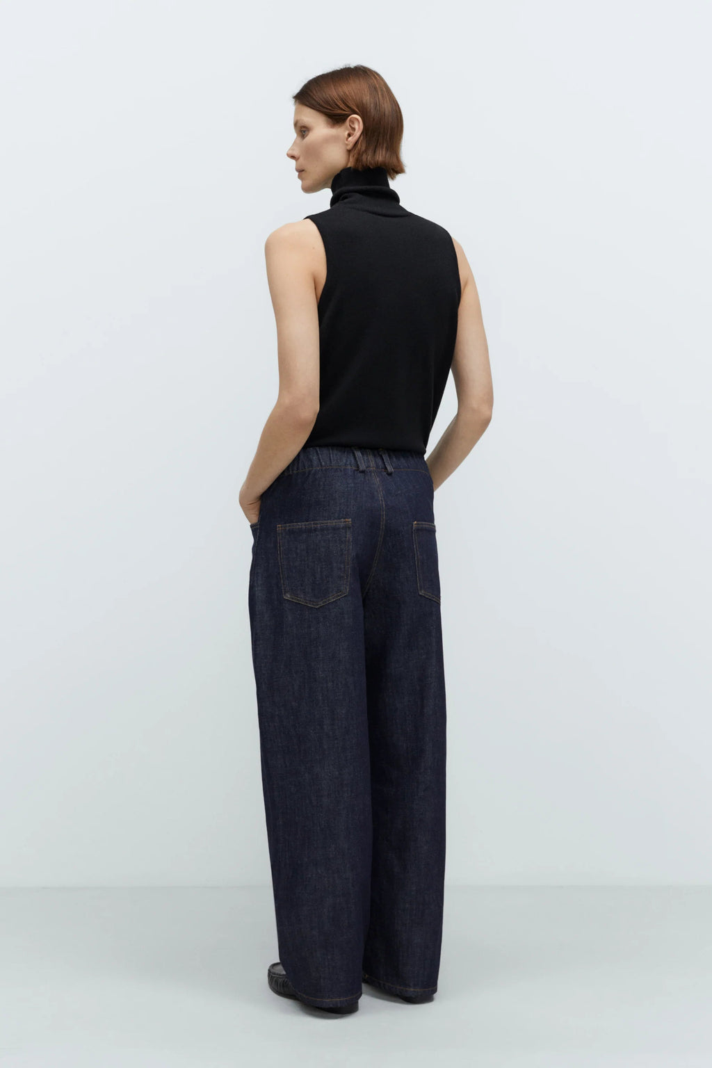 Cordera Denim Straight Pants
