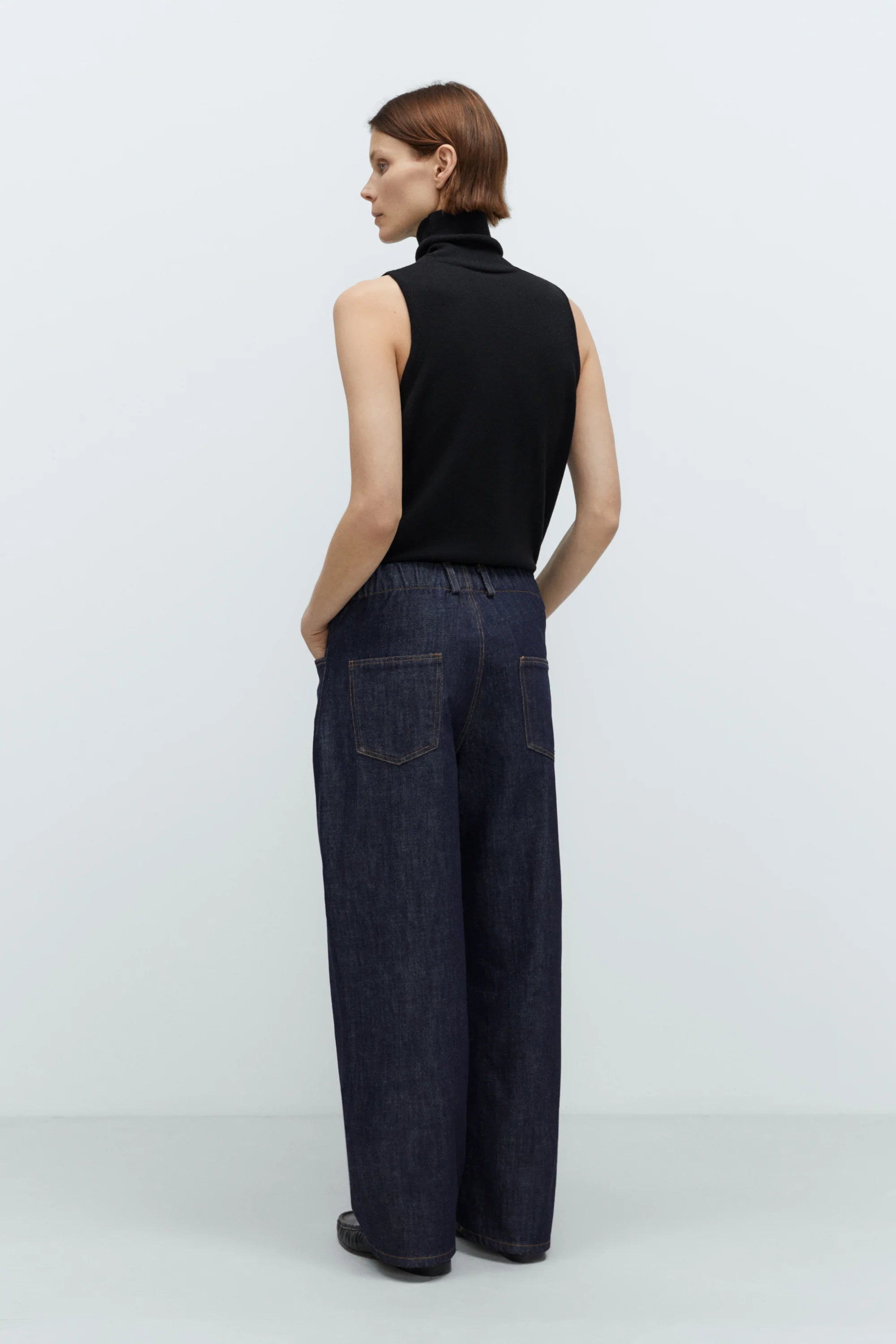 Cordera Denim Straight Pants