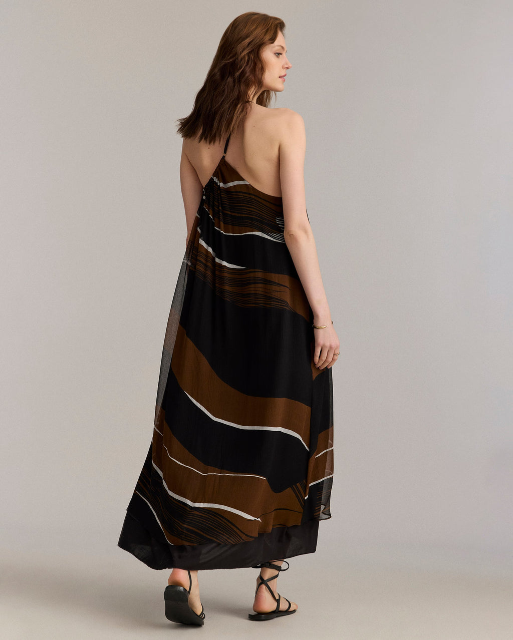 Billy Reid Desert Wave Silk Cocktail Dress
