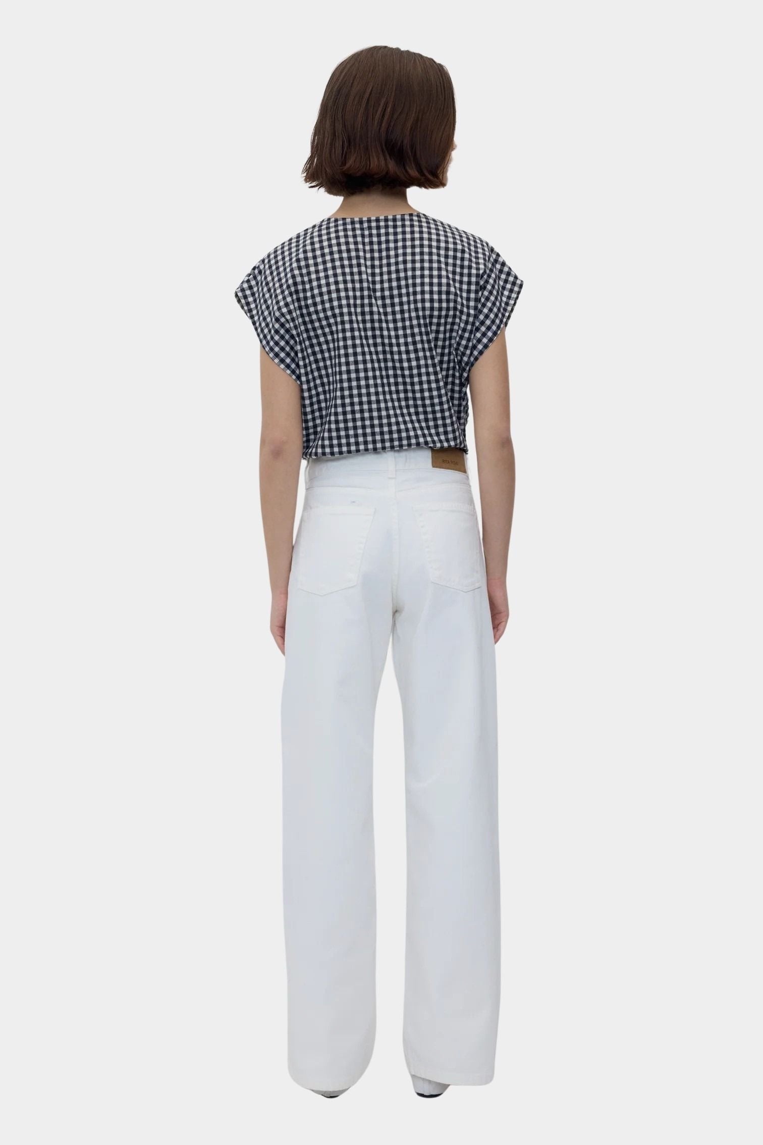 Rita Row Diana Top - Black Gingham