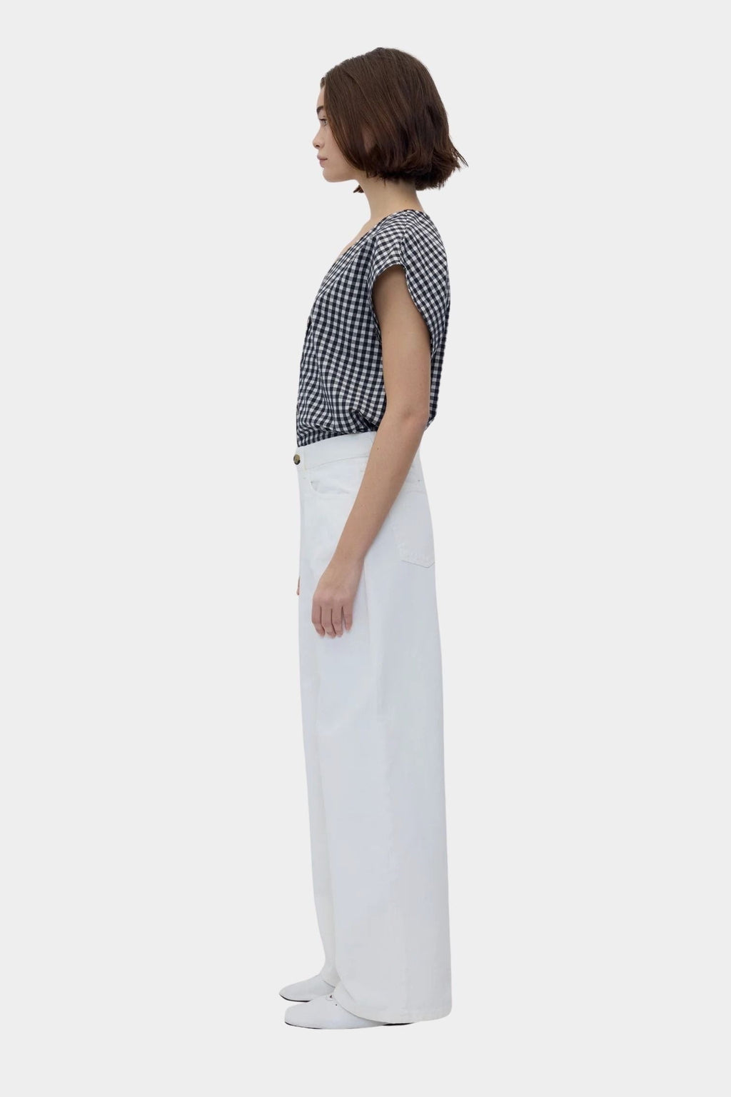 Rita Row Diana Top - Black Gingham