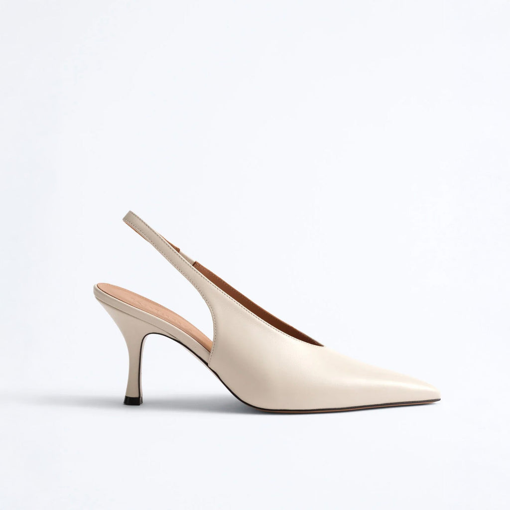 Kolane Dolly Slingbacks - Ivory