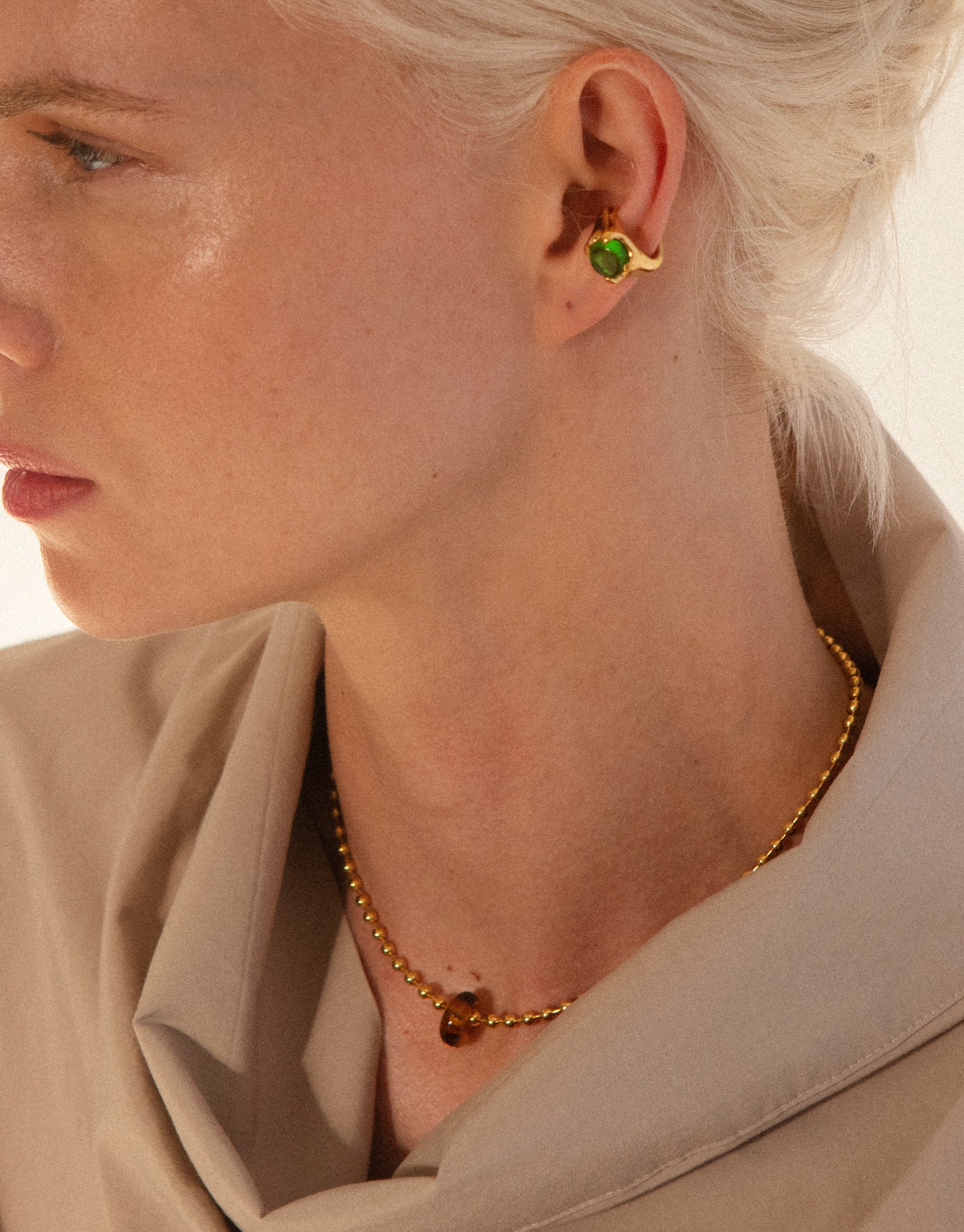 Cled Donut Ball Necklace