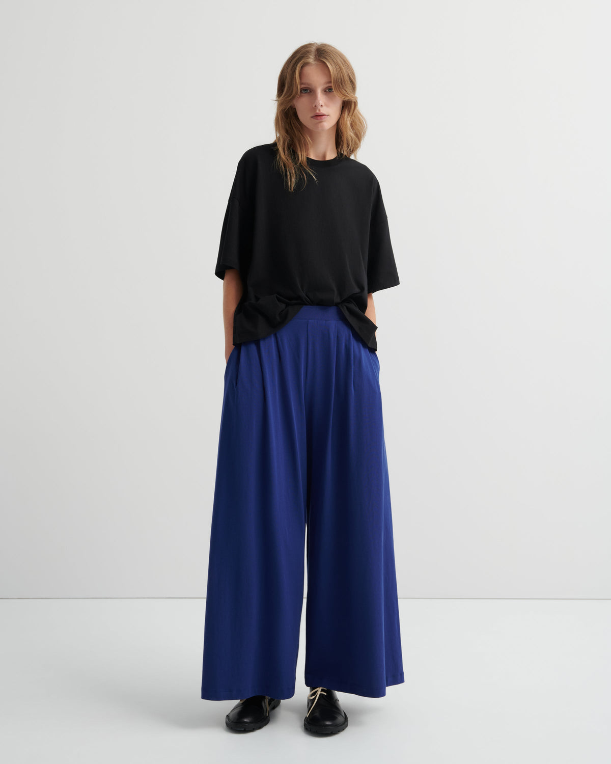 Kowtow Drape Pant - Factory Blue