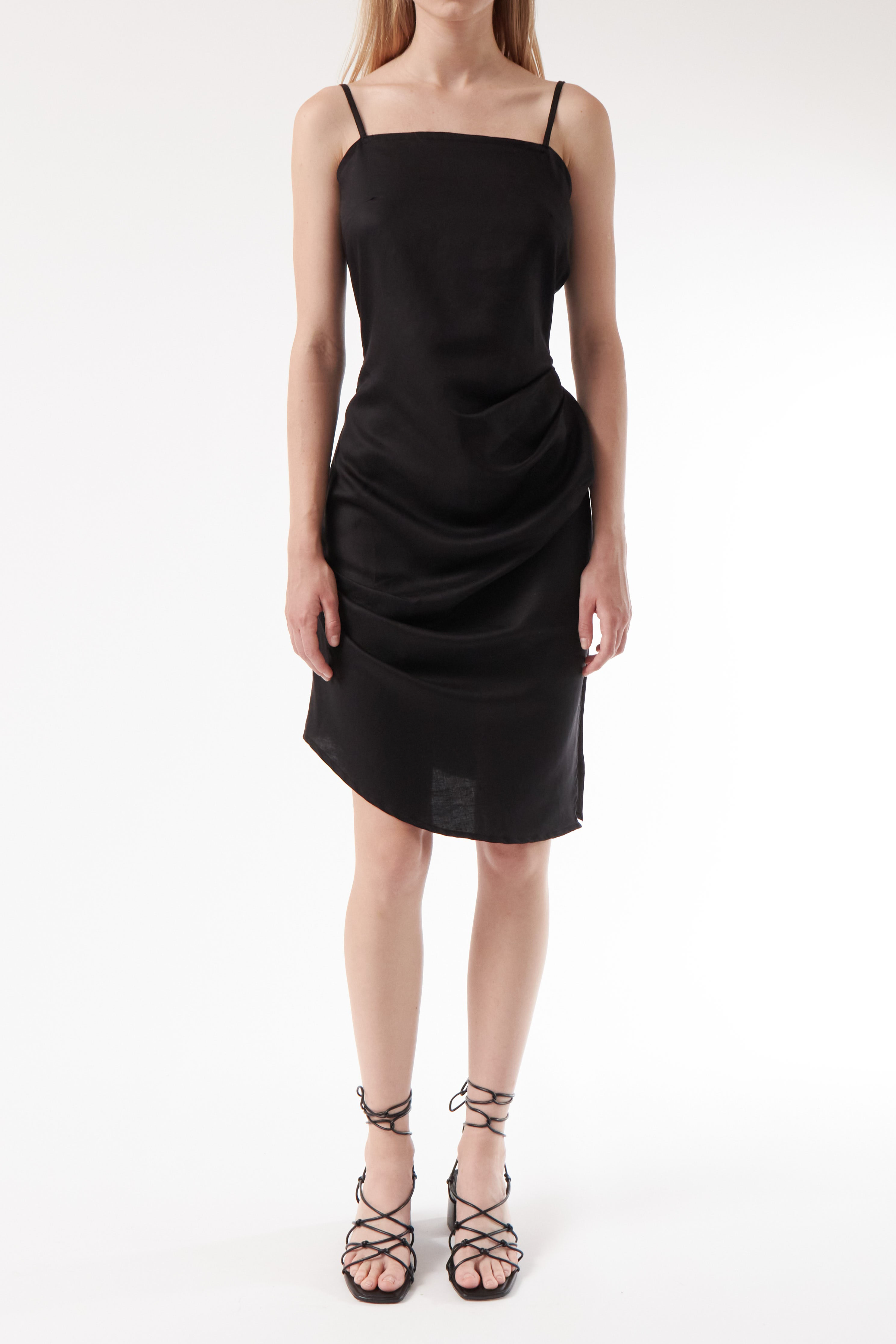 Colmillo de Morsa Draped Dress