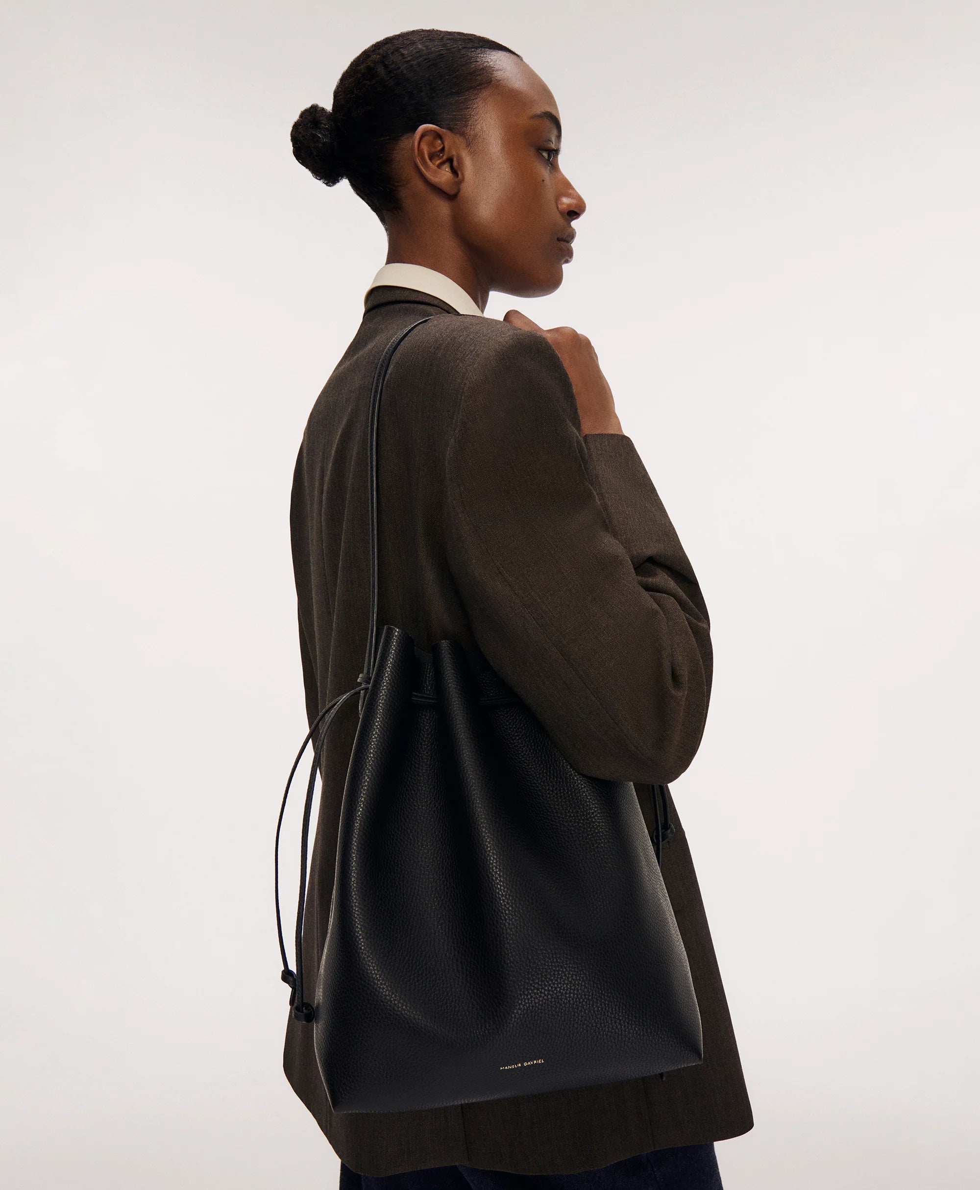 Mansur Gavriel Drawstring Cabas Bag