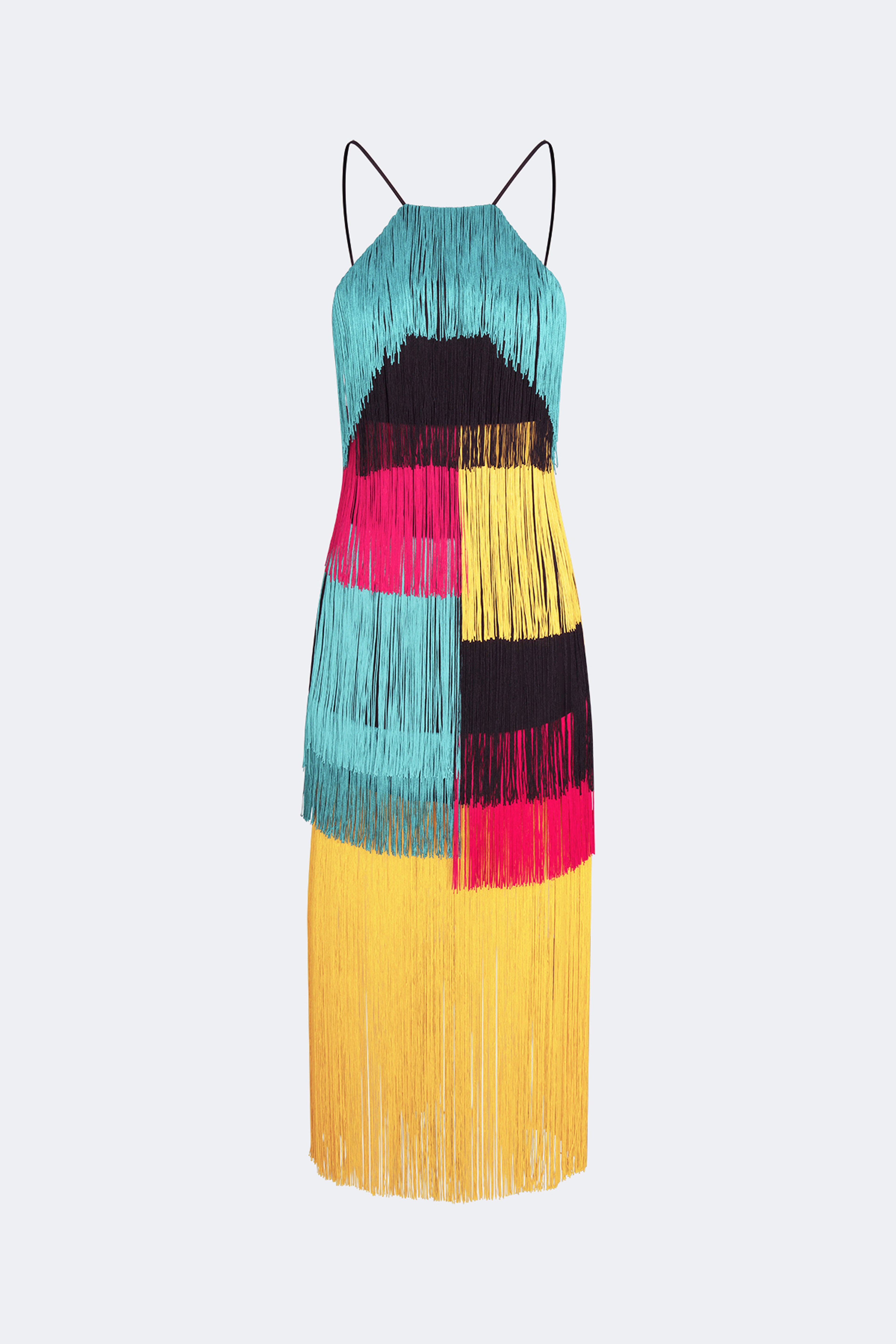 Simon Miller Drea Fringe Dress - Vibrant Multi Fringe
