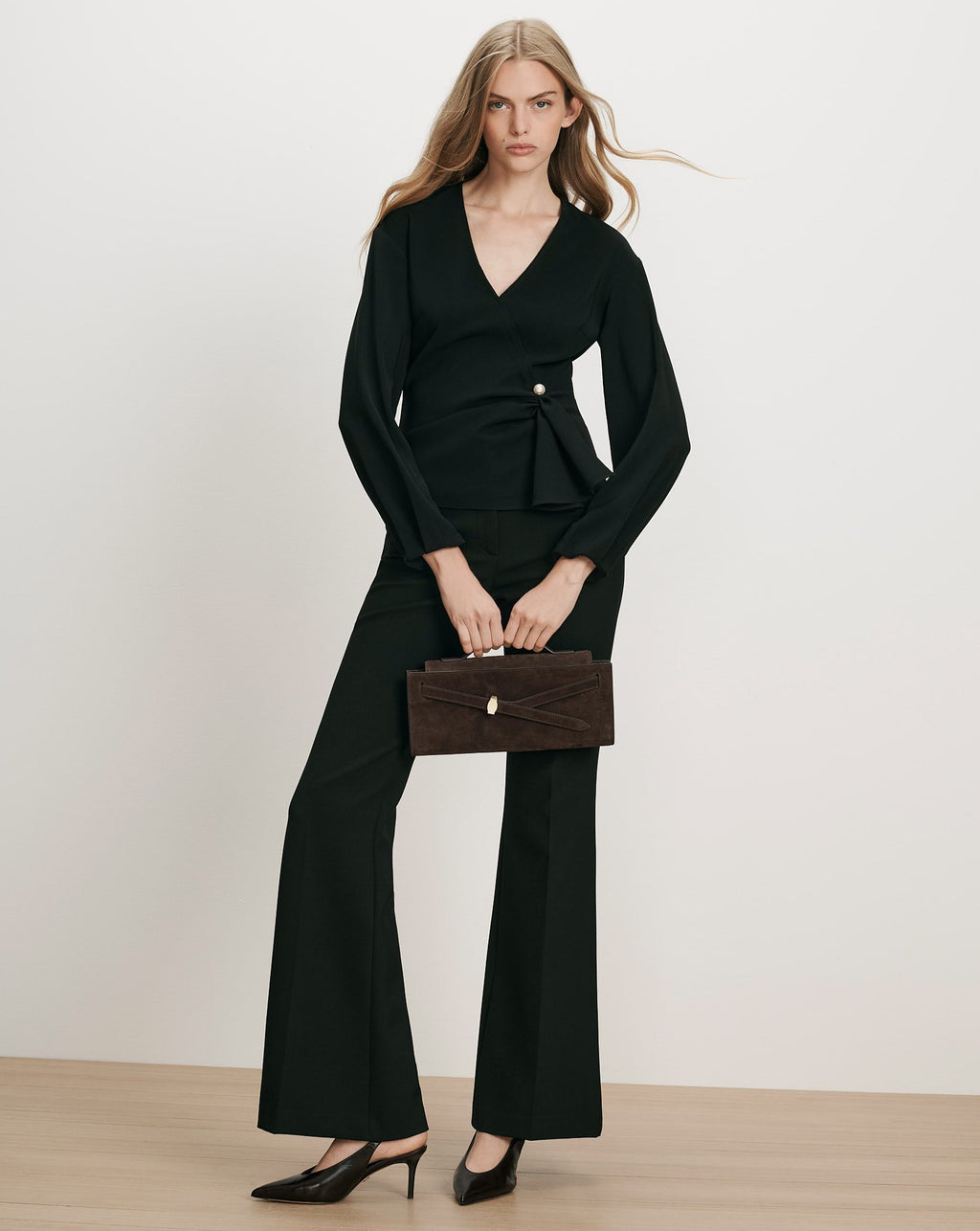 Veronica Beard Drew Brooch Blouse