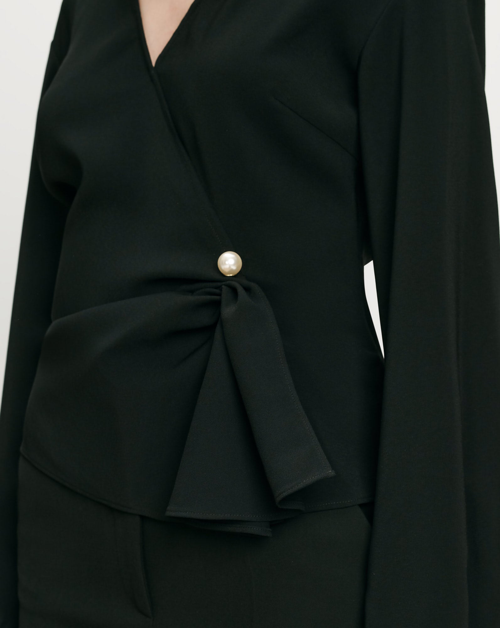 Veronica Beard Drew Brooch Blouse