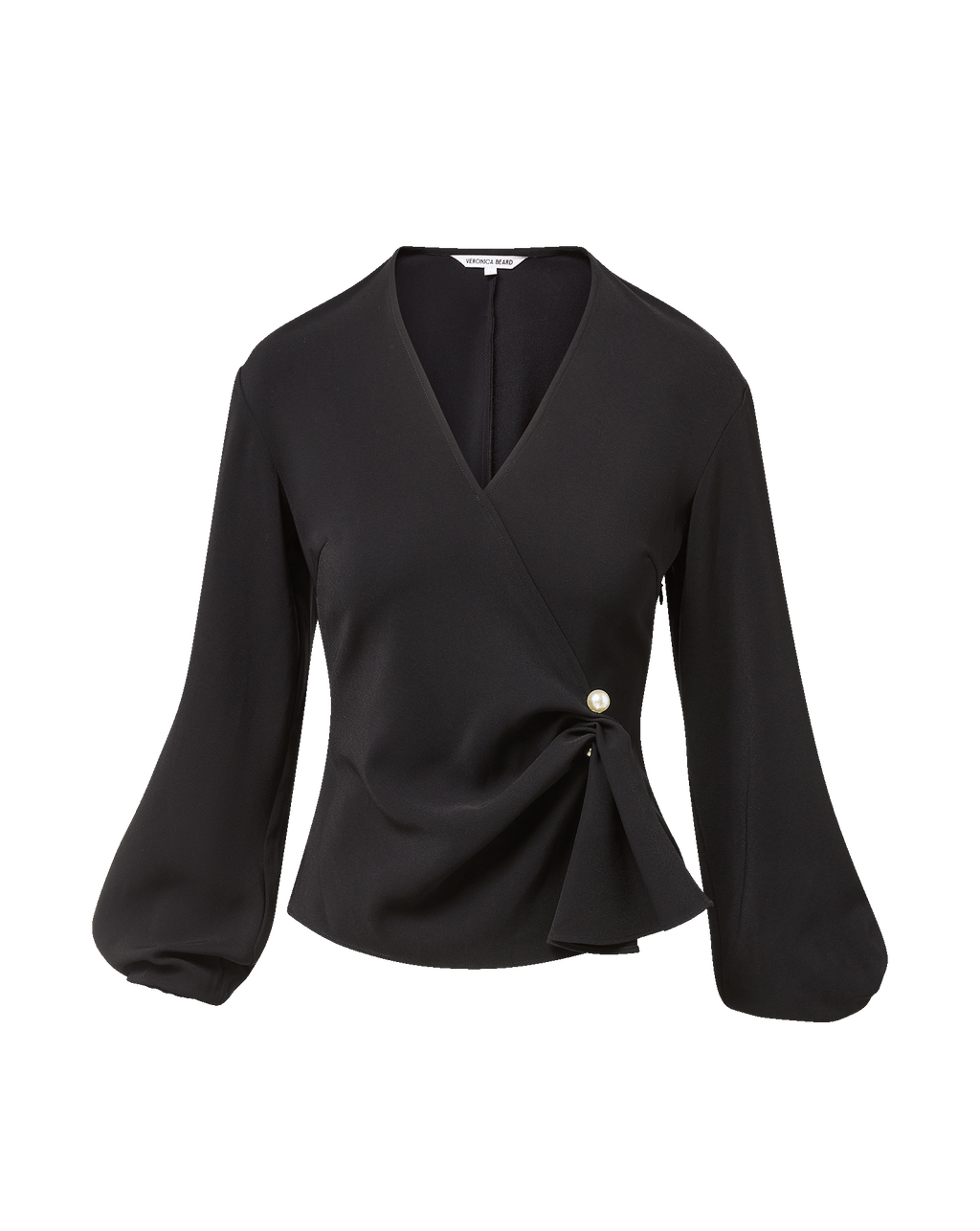 Veronica Beard Drew Brooch Blouse