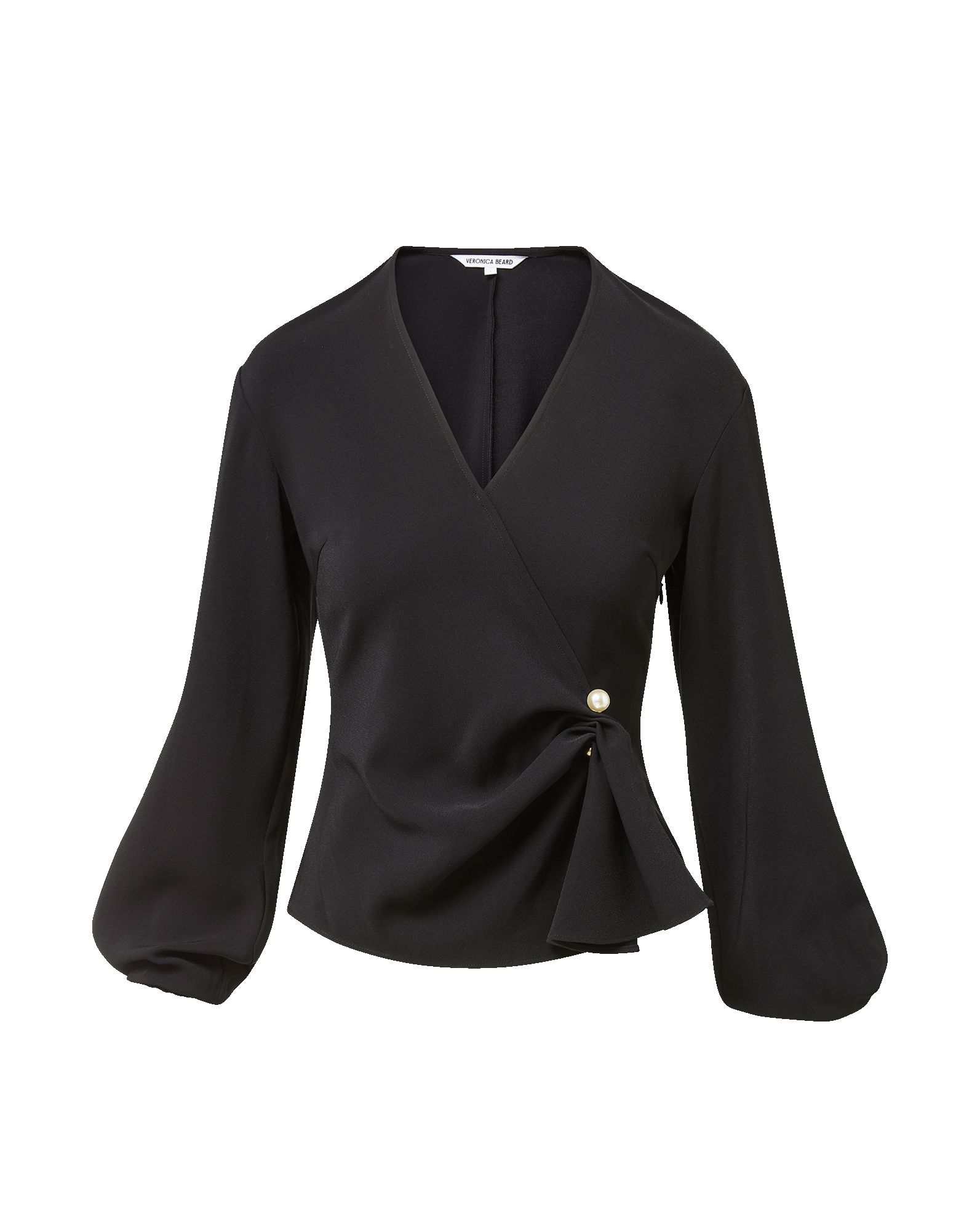 Veronica Beard Drew Brooch Blouse