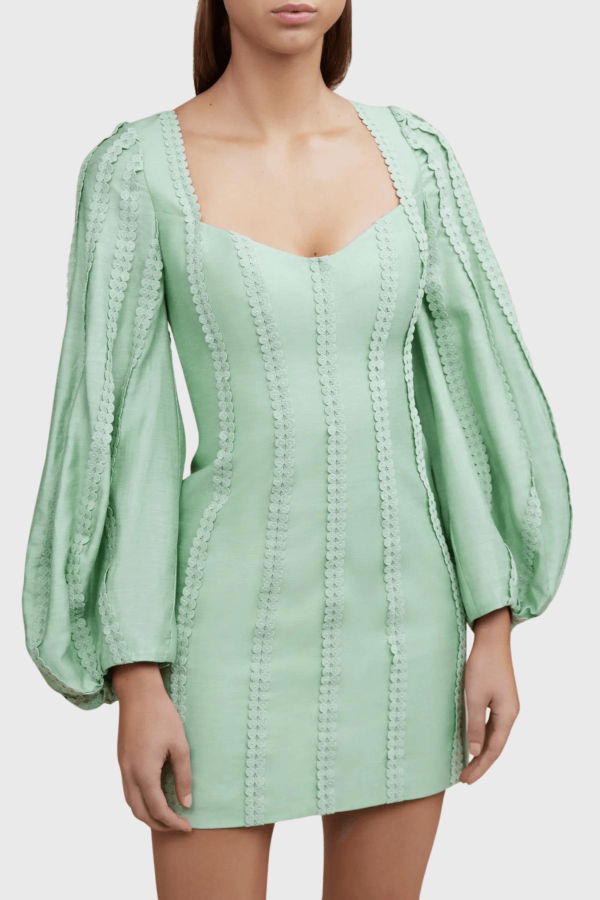 acler Duxbury Dress - Foam Green