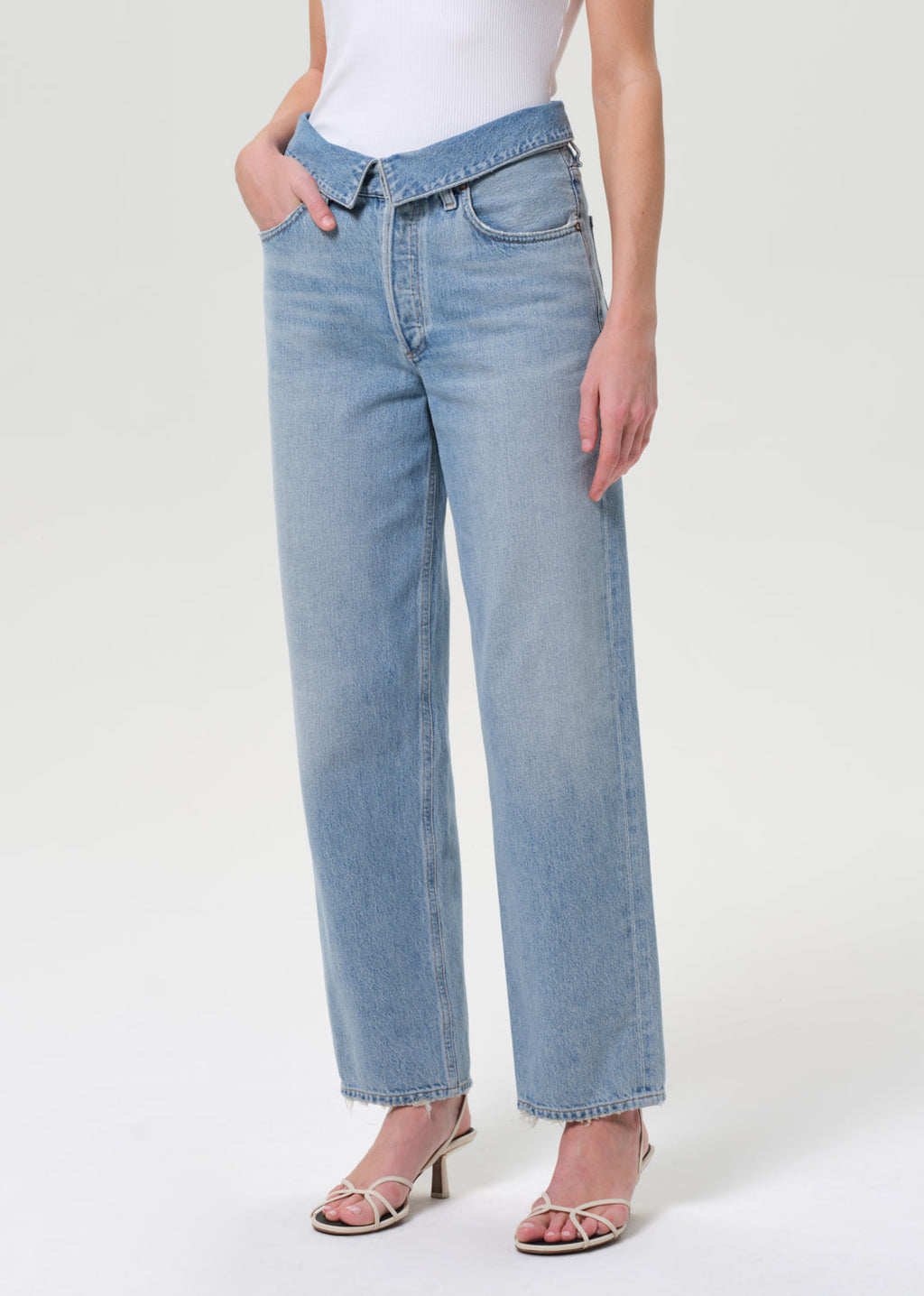 AGOLDE Echo Taper Jean - Syllable Pale Vintage Indigo